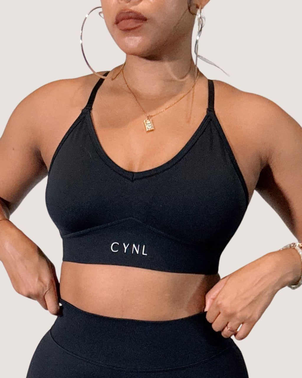 CYNL Cross Back Adjustable Sports Bra