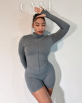THE STORI DELUX SET 3PC SET-**WITH SHORTS**  (JACKET + CROPPED TANK + HIGH WAISTED SPORTS SHORTS) (Copy)