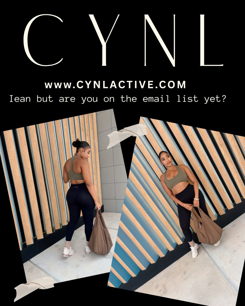 Shop The Look | Cropped BD Bra + Sculpting Sports Legging + BAG