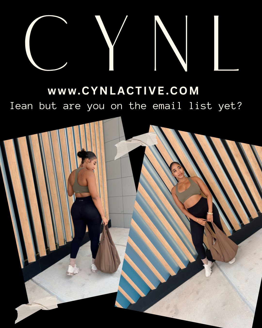 Shop The Look | Cropped BD Bra + Sculpting Sports Legging + BAG