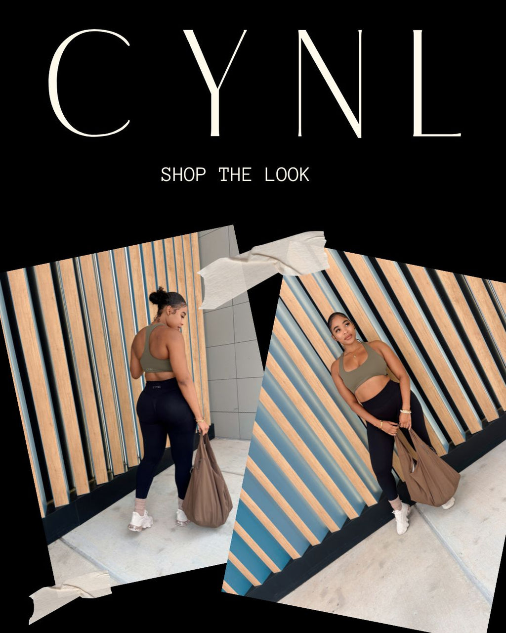 Shop The Look | Cropped BD Bra + Sculpting Sports Legging + BAG