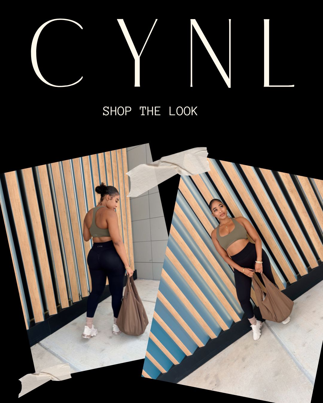 Shop The Look | Cropped BD Bra + Sculpting Sports Legging + BAG