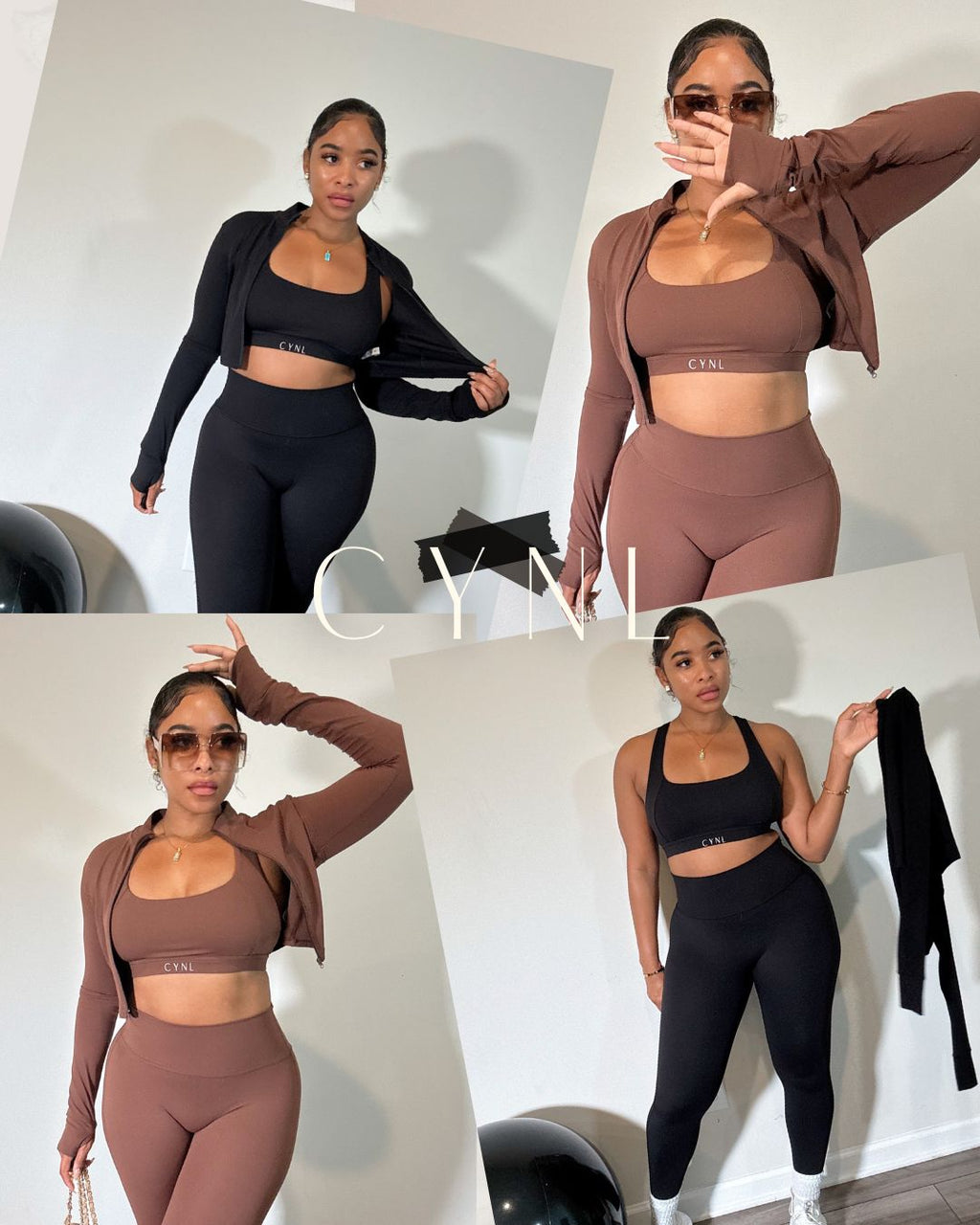 TAKASHI 3PC SET-  (JACKET + SPORTS BRA + HIGH WAISTED LEGGING)