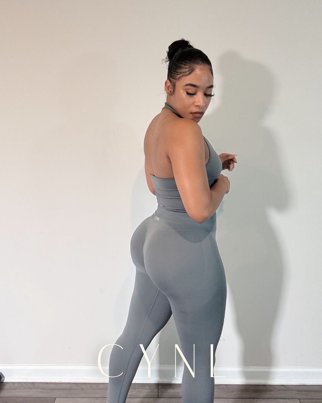 THE STORI DELUX SET 3PC SET-**WITH SHORTS**  (JACKET + CROPPED TANK + HIGH WAISTED LEGGING)
