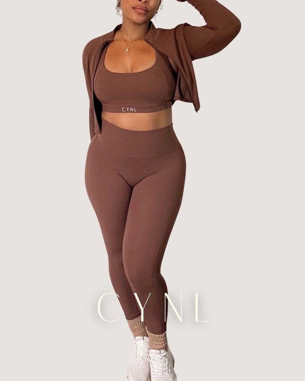 TAKASHI 3PC SET-  (JACKET + SPORTS BRA + HIGH WAISTED LEGGING)