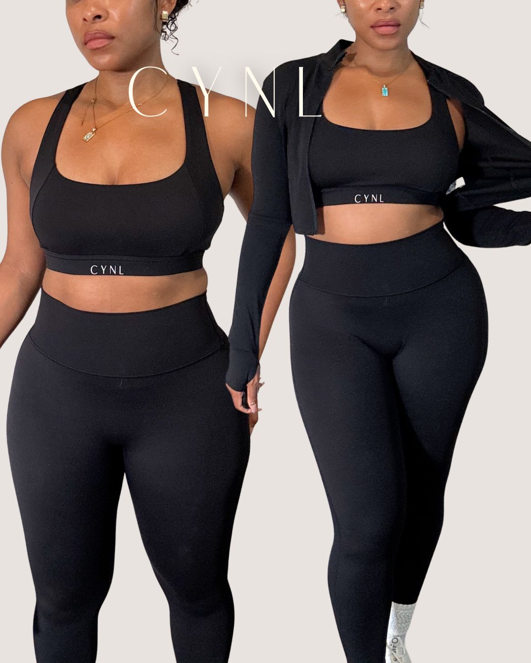 TAKASHI 3PC SET-  (JACKET + SPORTS BRA + HIGH WAISTED LEGGING)